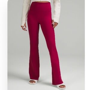 Lululemon Athletica High-Rise Flare Pants in pomegranate